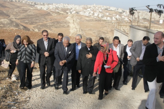 الأمانة نطلق مشروع تشجير متنزه مركز البيئة الوطني على شارع الاردن