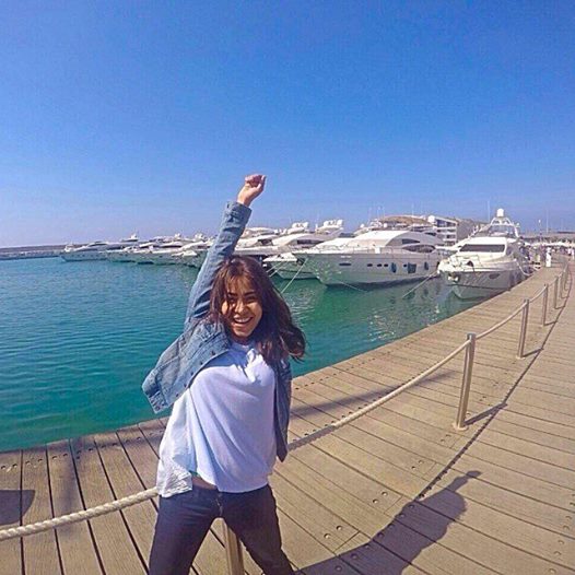 شيرين عبد الوهاب تستمتع بإجازتها في بيروت