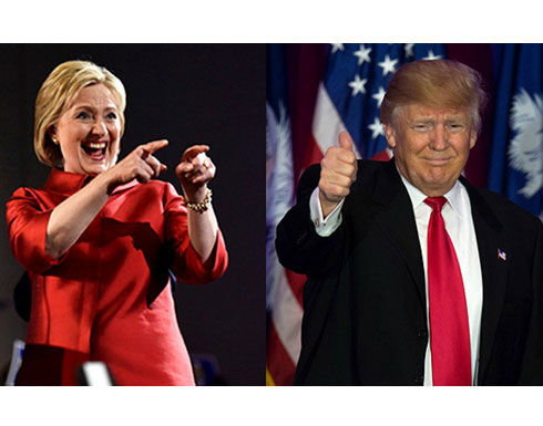 ترامب وكلينتون يفوزان بانتخابات الثلاثاء الكبير