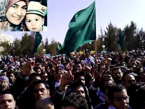أمن الهاشمية يفرق اعتصام طلبة الاتجاه الإسلامي ضد مقتل "مروة" بالقوة 