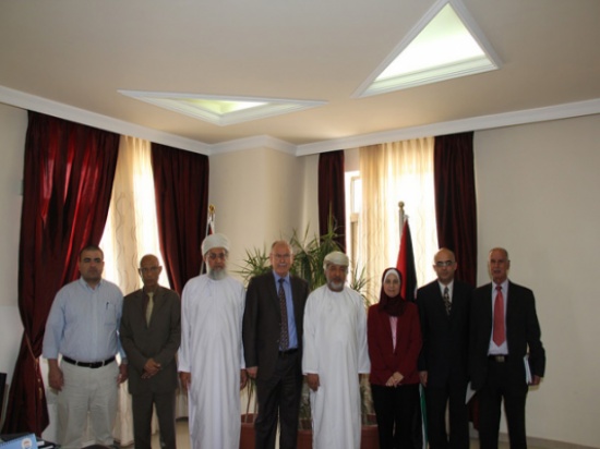 وفد من وزارة الأوقاف في عمان يزور اتحاد الجامعات العربية