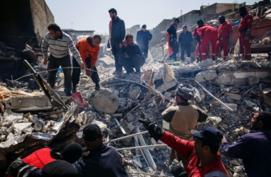 لقطات جوية تظهر دمار الموصل ودعوات لإعدام المالكي ( فيديو وصور)