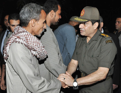 السيسي عن مقتل 11 جنديا في سيناء: لن يزيدنا إلا إصرارا وعزيمة