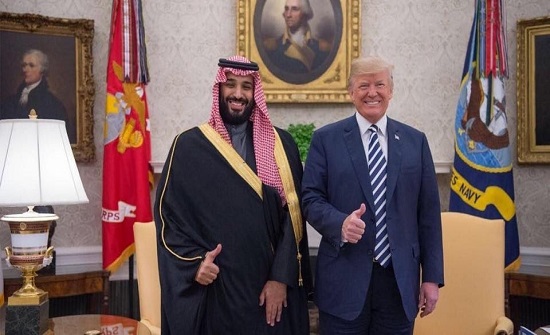 ولي العهد السعودي وترمب: خفض إنتاج النفط يتناسب مع تداعيات كورونا ولي العهد السعودي وترمب: خفض إنتاج النفط يتناسب مع تداعيات كورونا