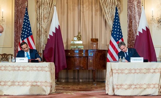 قطر والولايات المتحدة تبحثان آخر مستجدات الملف الأفغاني والمحادثات النووية مع إيران قطر والولايات المتحدة تبحثان آخر مستجدات الملف الأفغاني والمحادثات النووية مع إيران