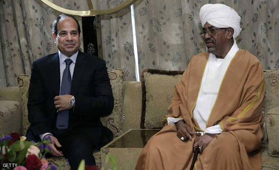 قمة بين السيسي والبشير قمة بين السيسي والبشير