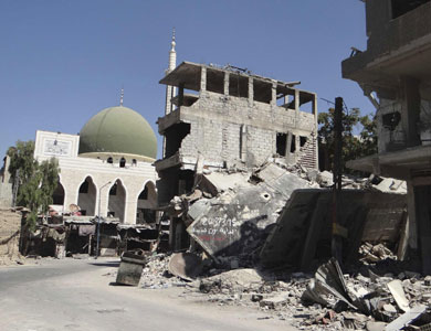 المرصد السوري: اغتيال إمام المسجد الكبير في حلب المرصد السوري: اغتيال إمام المسجد الكبير في حلب