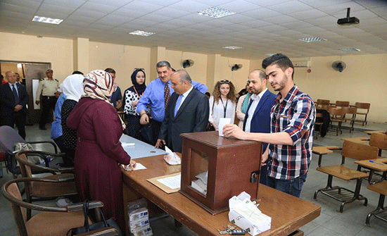 إقبال فاق التوقعات على انتخابات اتحاد طلبة الاردنية إقبال فاق التوقعات على انتخابات اتحاد طلبة الاردنية