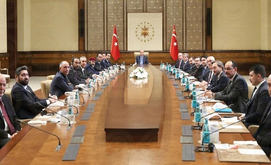 أردوغان يبحث مع وفد من مجلس النواب الليبي وقف التدخلات الخارجية في ليبيا