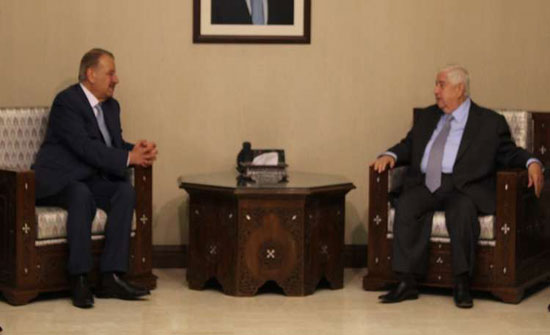 المعلم يلتقي الوفد النيابي الاردني في دمشق المعلم يلتقي الوفد النيابي الاردني في دمشق