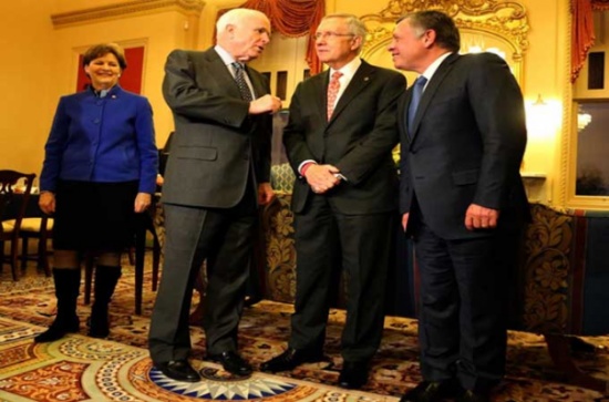 الملك يواصل لقاءاته مع قيادات ولجان الكونجرس