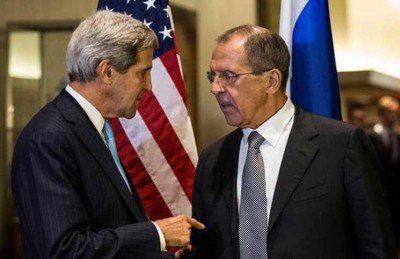 كيري ولافروف يبحثان هاتفيا المستجدات الأخيرة في سوريا