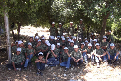 بدء فعاليات المعسكر النهاري الاول لشابات الخالدية في المفرق