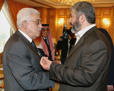 مفاوضات جديدة بين عباس ومشعل في دمشق .. والمدينة نيوز تنشر التفاصيل