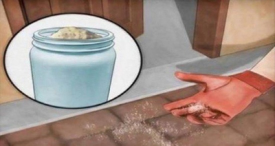 انظروا ماذا يفعل رش الملح حول المنزل؟ انظروا ماذا يفعل رش الملح حول المنزل؟