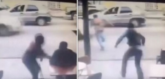 شاهد: ماذا حدث لهذا اللص أثناء محاولته الهرب؟!