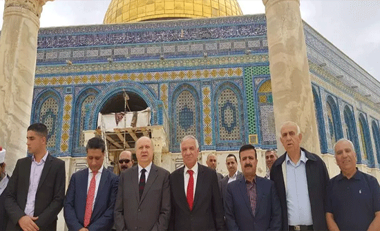 شقم في زيارة للمسجد الأقصى.. صور شقم في زيارة للمسجد الأقصى.. صور