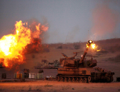 جيش الاحتلال يقصف مستشفى بيت حانون بسبع قذائف مدفعية