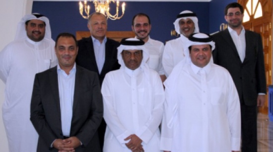 الأمير علي يستقبل رئيس الاتحاد القطري وأبو ريدة عضو الفيفا