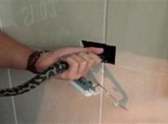 بالفيديو: شاهد أين عثر هذا الرجل على ثعبان ضخم