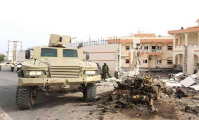 مقتل 5 جنود صوماليين على الأقل في انفجار خارج مقديشو مقتل 5 جنود صوماليين على الأقل في انفجار خارج مقديشو