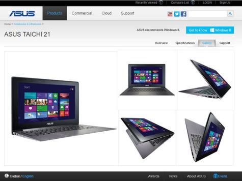 أسوس تطرح حاسوبا محمولا بشاشتين أسوس تطرح حاسوبا محمولا بشاشتين