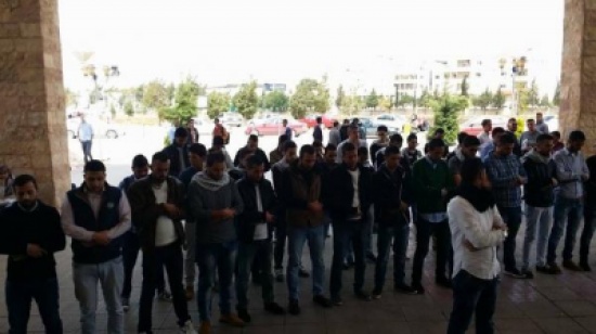 يوم غضب طلابي في الجامعات الأردنية تضامناً مع فلسطين يوم غضب طلابي في الجامعات الأردنية تضامناً مع فلسطين