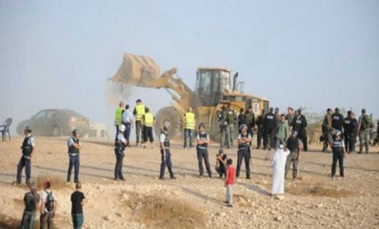 الاحتلال الاسرائيلي يهدم قرية العراقيب بالنقب