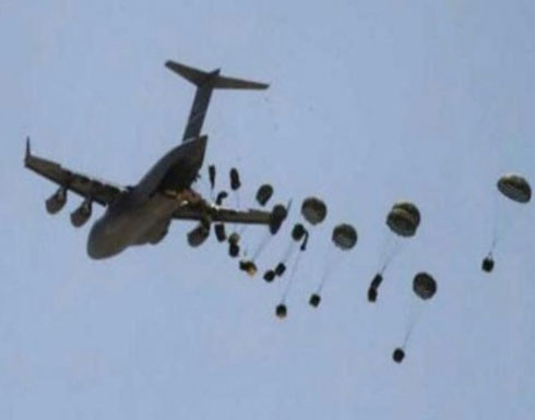 الامم المتحدة تبدأ باسقاط المساعدات من الجو على دير الزور