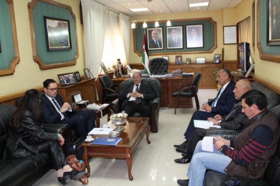 المجالي يستقبل المدير الاقليمي لجائزة دوق ادنبرة