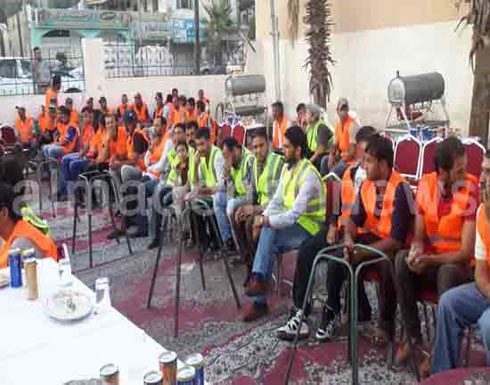 بالصور: حفل إفطار لعمال الوطن في جرش