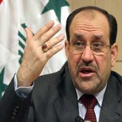 المالكي يكشف عن اعتقال 73 شخصا متورطا بتفجيرات الاحد الدامية