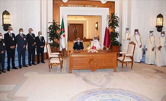 قطر والجزائر..توقيع اتفاقيات تعاون في عدة مجالات قطر والجزائر..توقيع اتفاقيات تعاون في عدة مجالات