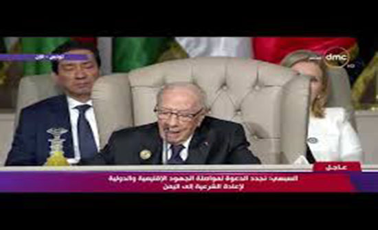 بالفيديو ..السبسي: من غير المقبول أن تدار قضايانا العربية من الخارج بالفيديو ..السبسي: من غير المقبول أن تدار قضايانا العربية من الخارج