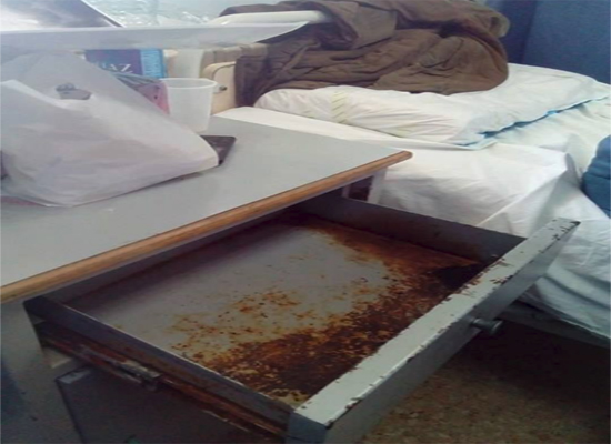 يحدث في عمان ..غرف مرضى غير صالحة للاستعمال