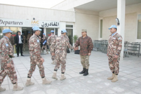 مرتبات القوة الاردنية الكونغو تصل الى ارض الوطن مرتبات القوة الاردنية الكونغو تصل الى ارض الوطن