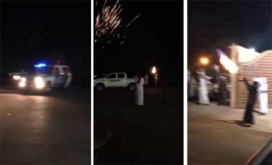 فيديو: الشرطة تداهم عرسا بعد قيام الحضور بإطلاق النار بكثافة في الهواء