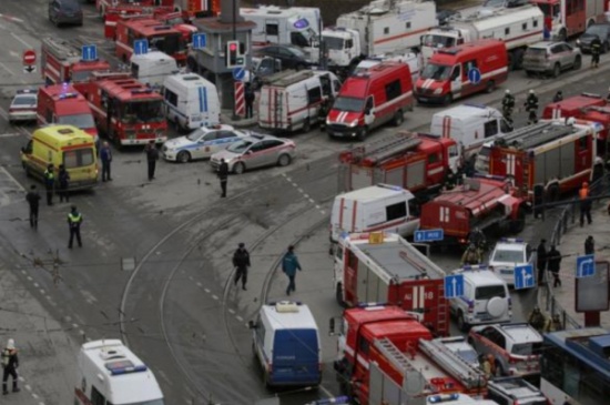 إبطال مفعول عبوة ناسفة ببطرسبورغ الروسية