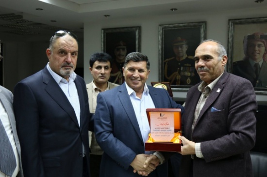 زيارة علمية للجنة المتقاعدين في اربد الى KADDB