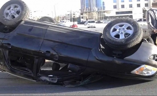 وفاة شخص بحادث "تدهور مركبة" على جسر مأدبا