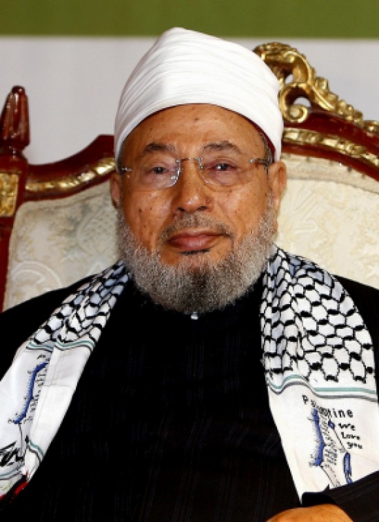 القرضاوي يمنح جنسية "حماس" الفلسطينية القرضاوي يمنح جنسية "حماس" الفلسطينية