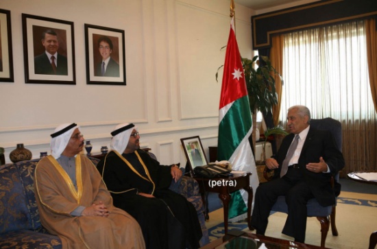 النسور يستقبل رئيس مجلس ادارة شركة المعبر