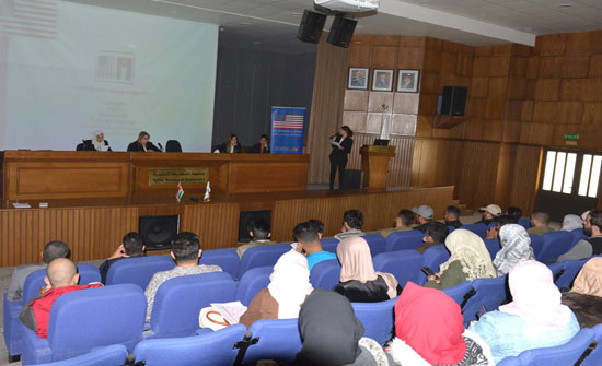 وفد السفارة الأمريكية في الأردن يزور جامعة الطفيلة التقنية
