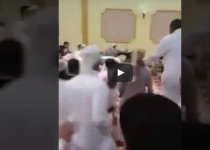 مشاجرة عنيفة في حفل زفاف