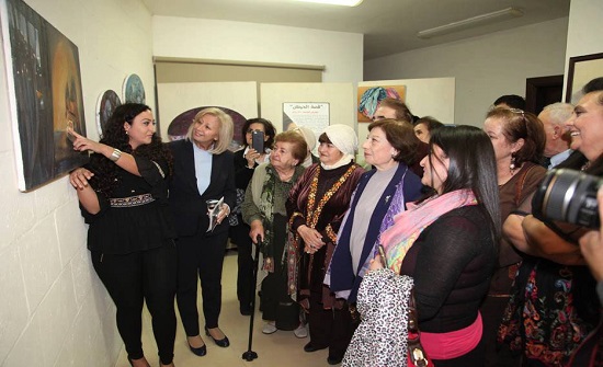 افتتاح معرض من الخيطان بمنتدى الرواد افتتاح معرض من الخيطان بمنتدى الرواد