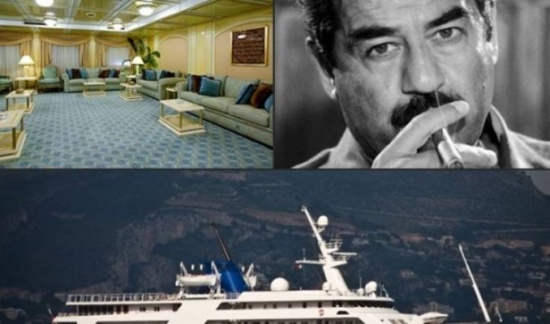 صور| يخت صدام حسين .. صنبور الحمام من الذهب الخالص!