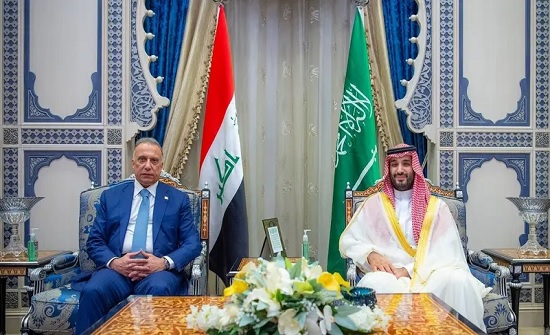 مباحثات بين ولي العهد والكاظمي.. وتوقيع اتفاقيات متصلة بالكهرباء مباحثات بين ولي العهد والكاظمي.. وتوقيع اتفاقيات متصلة بالكهرباء