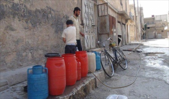تنديد أممي بقطع المياه عن سكان حلب تنديد أممي بقطع المياه عن سكان حلب