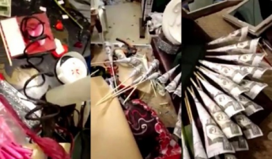 سعودي يطلب من محل زهور بوكيه مغطى بالأموال سعودي يطلب من محل زهور بوكيه مغطى بالأموال