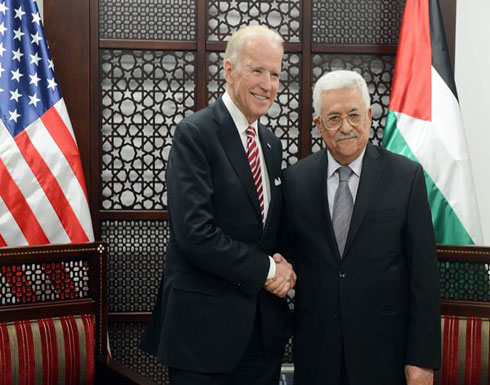 الرئيس عباس يستقبل نائب الرئيس الامريكي في رام الله